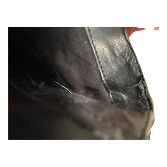 Sam Edelman | Keegan Leopard Animal Print Black Tan Calf Hair Fringe Ankle Boots - Picture 8 of 10